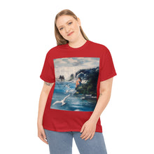 At the Beach Painting Unisex Heavy Cotton T-shirt