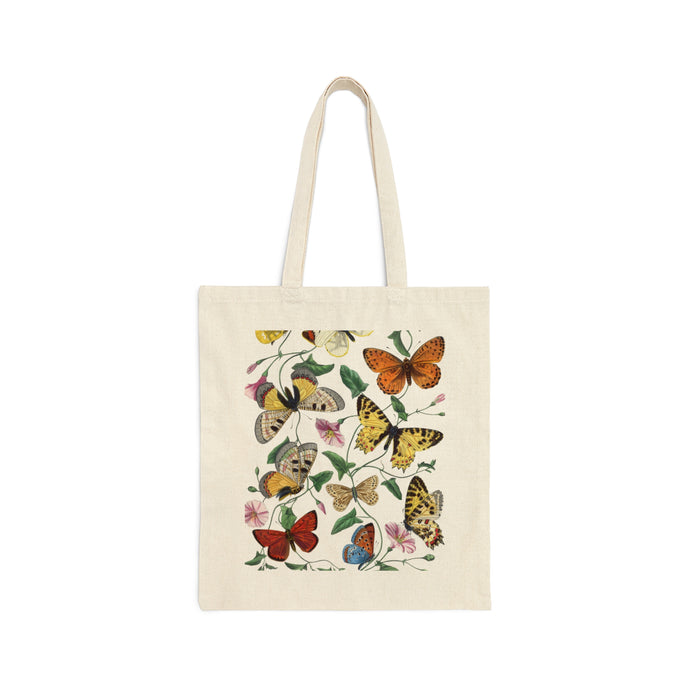 Butterfly Cotton Canvas Tote Bag