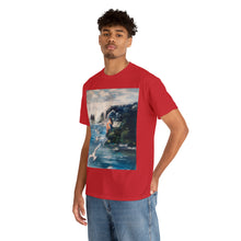 At the Beach Painting Unisex Heavy Cotton T-shirt