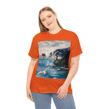 At the Beach Painting Unisex Heavy Cotton T-shirt