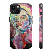 Colorful Girl #2 Painting iPhone Tough Cases