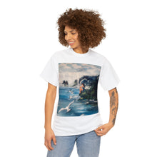 At the Beach Painting Unisex Heavy Cotton T-shirt