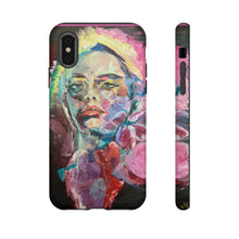 Colorful Girl #2 Painting iPhone Tough Cases