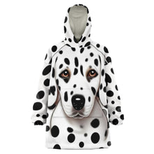 Dalmation Dog Snug Hoodie Wearable Blanket