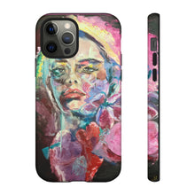 Colorful Girl #2 Painting iPhone Tough Cases