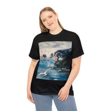 At the Beach Painting Unisex Heavy Cotton T-shirt