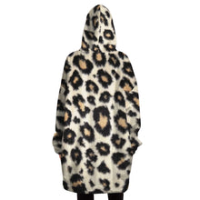 Leopard Print Snug Hoodie Animal print Hoodie wearable Blanket