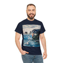 At the Beach Painting Unisex Heavy Cotton T-shirt