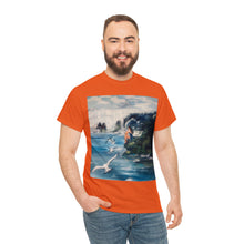 At the Beach Painting Unisex Heavy Cotton T-shirt