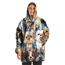 Dog Lover Snug Hoodie Wearable Blanket