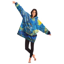 Starry Night Snug Hoodie Wearable Blanket