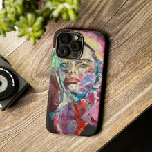 Colorful Girl #2 Painting iPhone Tough Cases