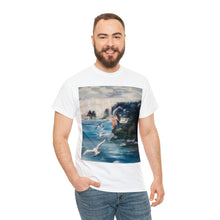 At the Beach Painting Unisex Heavy Cotton T-shirt