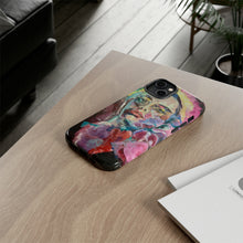 Colorful Girl #2 Painting iPhone Tough Cases