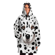 Dalmation Dog Snug Hoodie Wearable Blanket