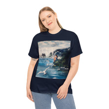 At the Beach Painting Unisex Heavy Cotton T-shirt