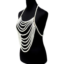 Trendy Sexy Multilayer Imitation Pearl Top Necklace