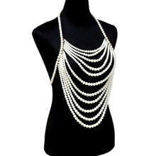 Trendy Sexy Multilayer Imitation Pearl Top Necklace