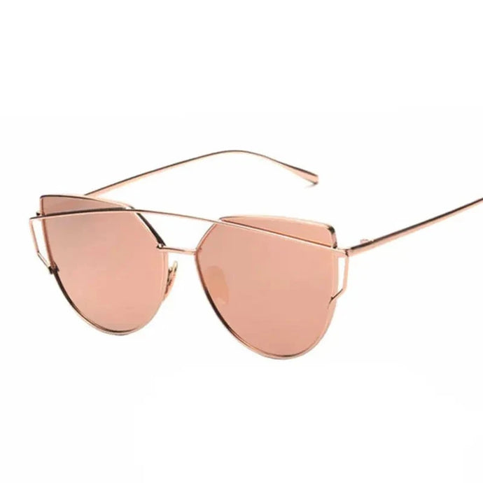 Designer's Inspired Mirror Cat eye Fashion Sunglasses UV400 Radiance