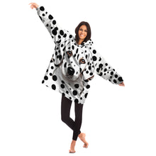 Dalmation Dog Snug Hoodie Wearable Blanket