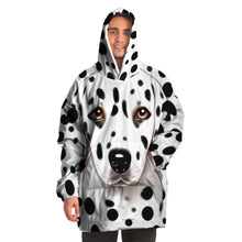 Dalmation Dog Snug Hoodie Wearable Blanket