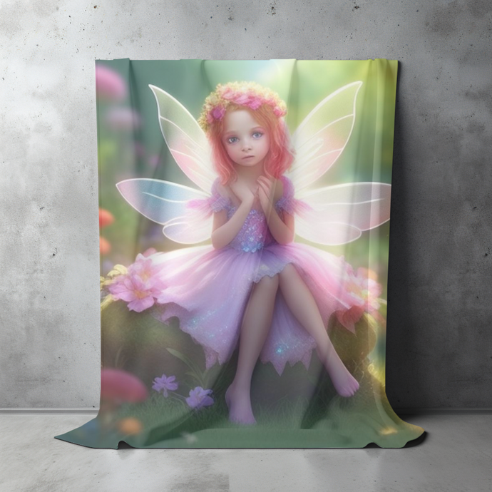 Princess Fairy Velveteen Minky Blanket